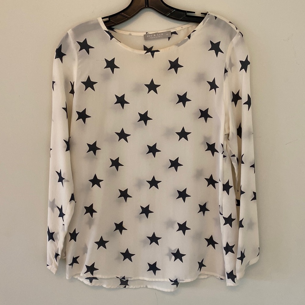 ZOE AND SAM SILK STAR TOP🌟